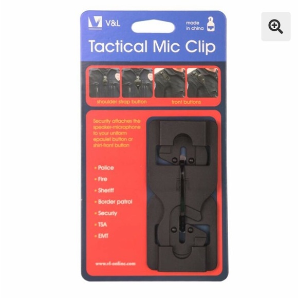 Tactical Mic Clip, 2 Pack - Black - Picture 7 of 8